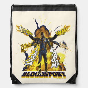 The Suicide Squad Bloodsport Action Graphic Drawstring Bag
