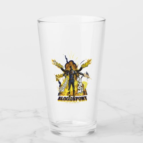 The Suicide Squad  Bloodsport Action Graphic Glass