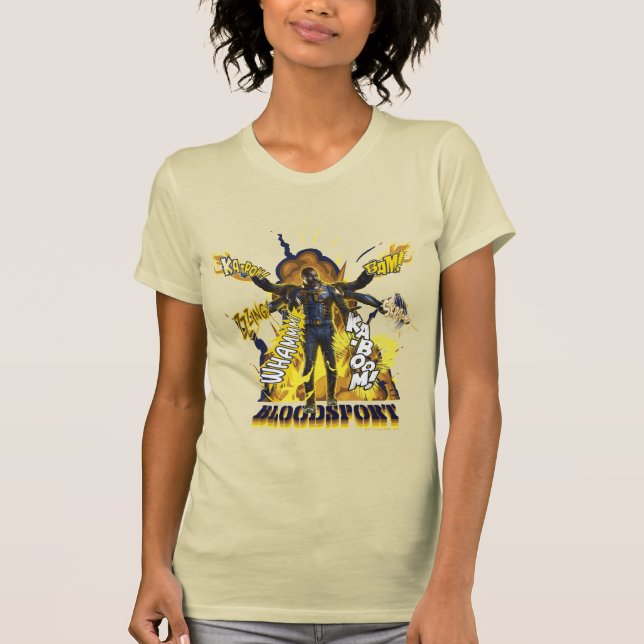The Suicide Squad | Bloodsport Action Graphic T-Shirt (Front)