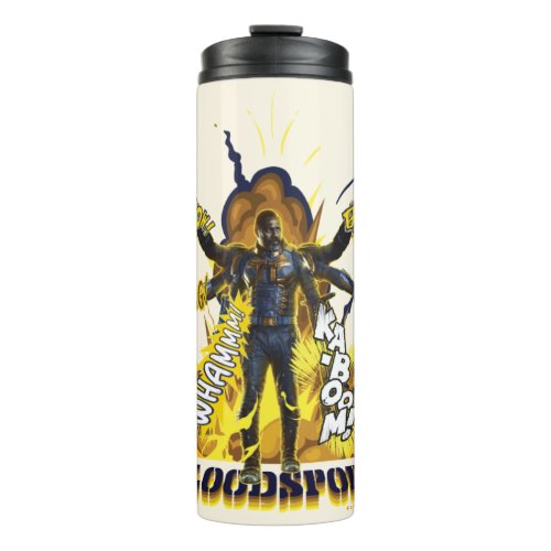 The Suicide Squad  Bloodsport Action Graphic Thermal Tumbler