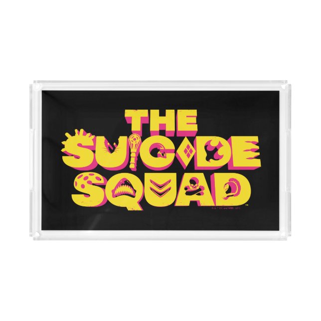 The Suicide Squad | Character Icon Logo Acrylic Tray (Front)