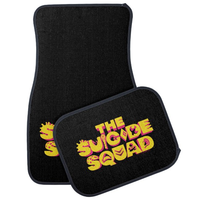 The Suicide Squad | Character Icon Logo Car Floor Mat (Set)