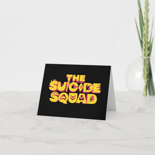 The Suicide Squad | Character Icon Logo Note Card (Front)