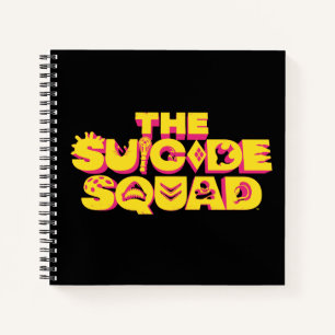 The Suicide Squad   Character Icon Logo Notebook
