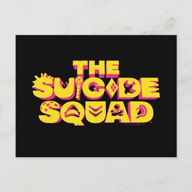 The Suicide Squad | Character Icon Logo Postcard (Front)