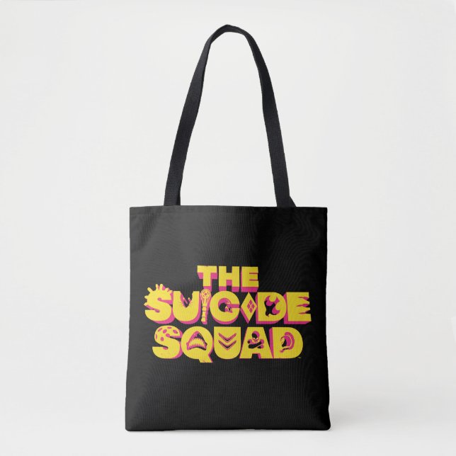 The Suicide Squad | Character Icon Logo Tote Bag (Front)