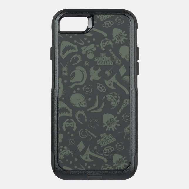The Suicide Squad | Character Icon Pattern Otterbox iPhone Case (Back)