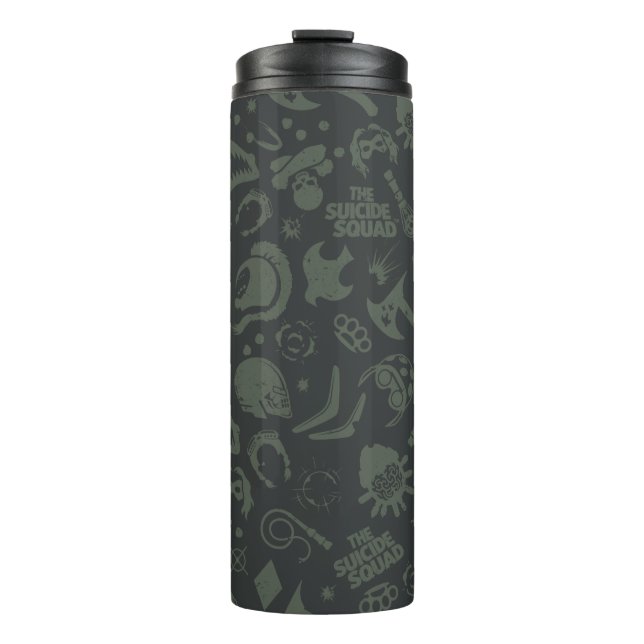 The Suicide Squad | Character Icon Pattern Thermal Tumbler (Front)