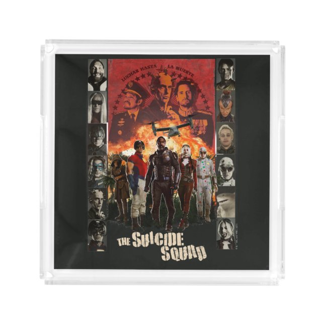 The Suicide Squad | Exlposive Character Roster Acrylic Tray (Front)