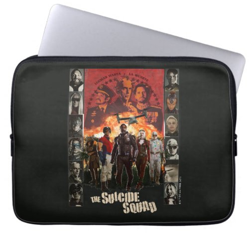 The Suicide Squad  Exlposive Character Roster Laptop Sleeve