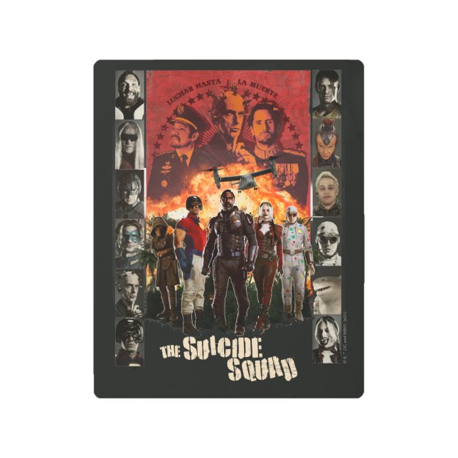 The Suicide Squad | Exlposive Character Roster Metal Print (Front)