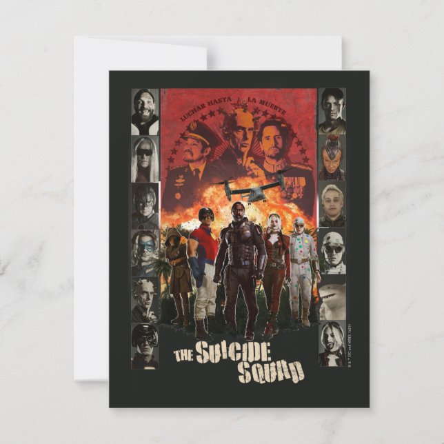 The Suicide Squad | Exlposive Character Roster Note Card (Front)