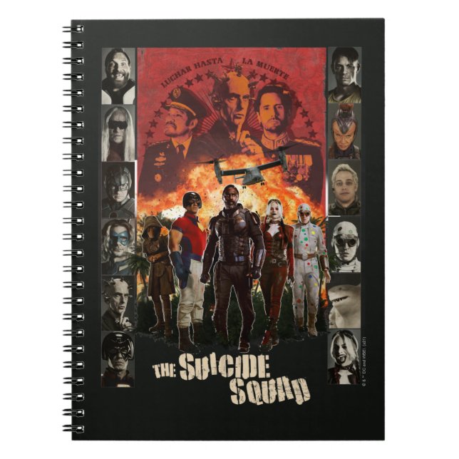 The Suicide Squad | Exlposive Character Roster Notebook (Front)
