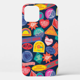 The Suicide Squad   Harley Quinn Badge Pattern iPhone 12 Case