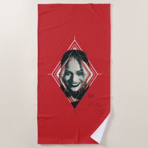 The Suicide Squad Harley Quinn Diamond Target Beach Towel