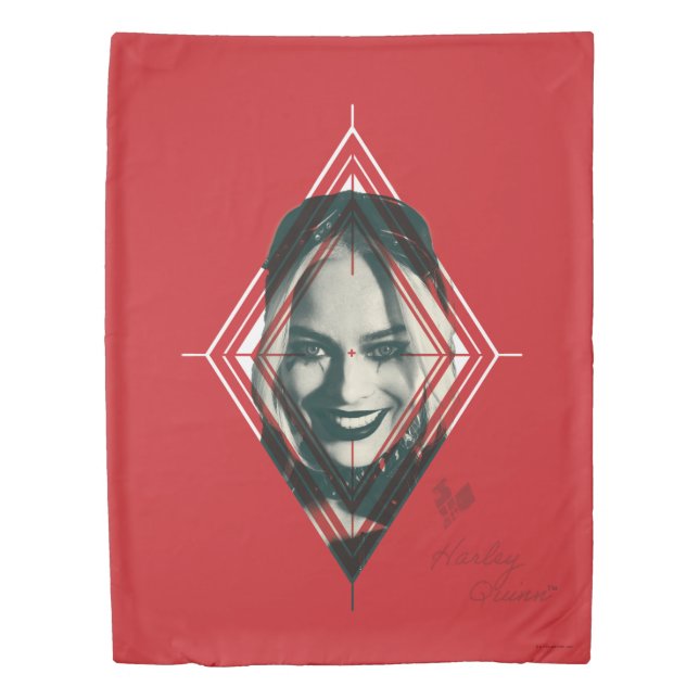 The Suicide Squad | Harley Quinn Diamond Target Duvet Cover (Front)