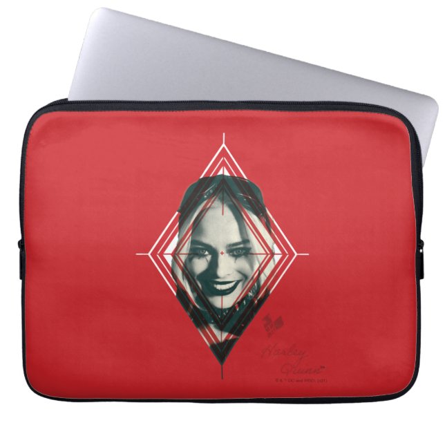 The Suicide Squad | Harley Quinn Diamond Target Laptop Sleeve (Front)