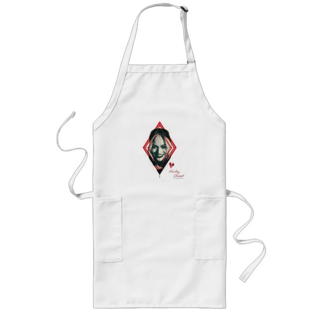 The Suicide Squad | Harley Quinn Diamond Target Long Apron (Front)