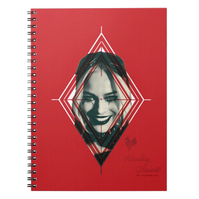 The Suicide Squad | Harley Quinn Diamond Target Notebook (Front)