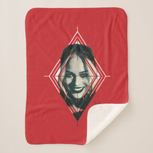 The Suicide Squad   Harley Quinn Diamond Target Sherpa Blanket
