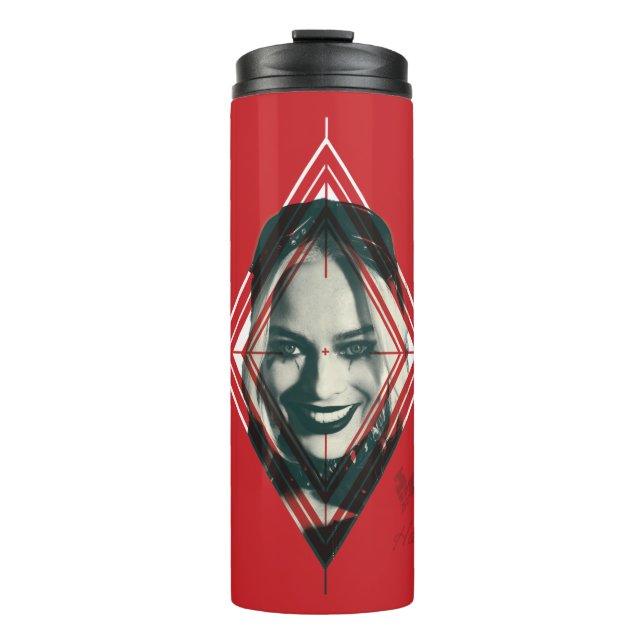 The Suicide Squad | Harley Quinn Diamond Target Thermal Tumbler (Front)