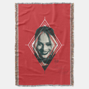 The Suicide Squad   Harley Quinn Diamond Target Throw Blanket