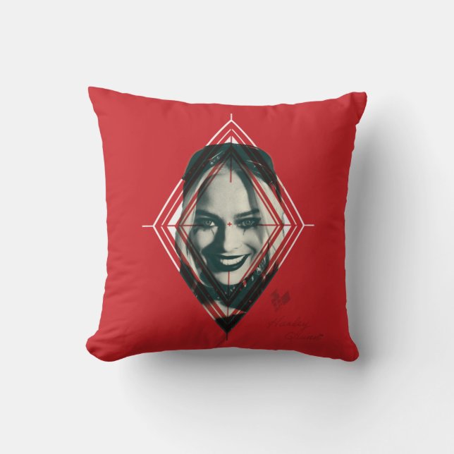 The Suicide Squad | Harley Quinn Diamond Target Throw Pillow (Front)