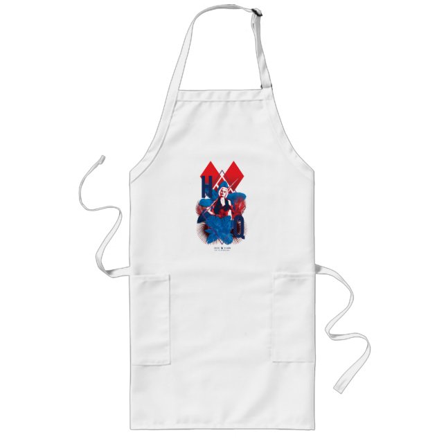 The Suicide Squad | Harley Quinn Fern & Diamonds Long Apron (Front)