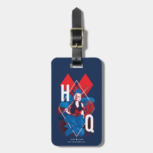 The Suicide Squad  Harley Quinn Fern  Diamonds Luggage Tag