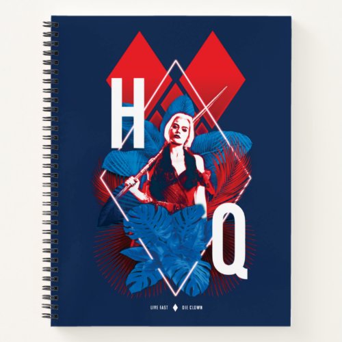 The Suicide Squad  Harley Quinn Fern  Diamonds Notebook