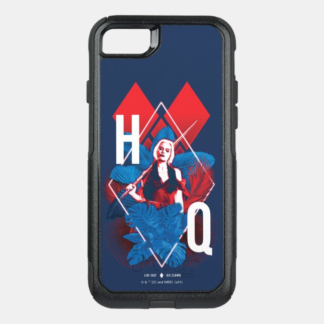 The Suicide Squad | Harley Quinn Fern & Diamonds Otterbox iPhone Case (Back)