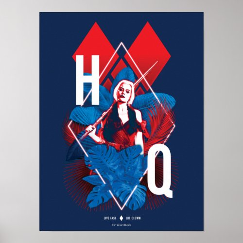 The Suicide Squad  Harley Quinn Fern  Diamonds Poster