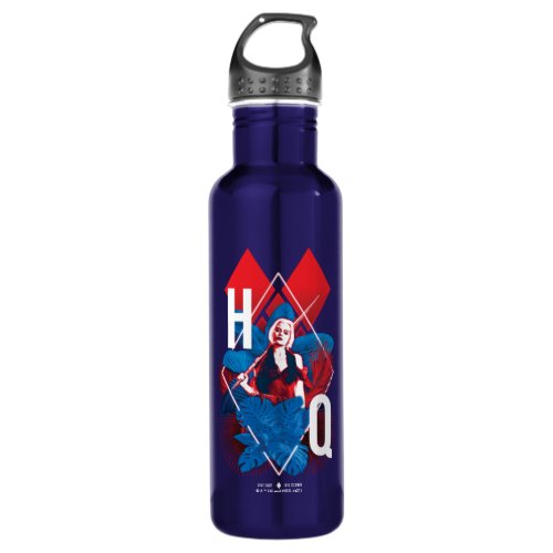 The Suicide Squad  Harley Quinn Fern  Diamonds Stainless Steel Water Bottle