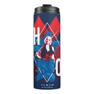 The Suicide Squad Harley Quinn Fern & Diamonds Thermal Tumbler
