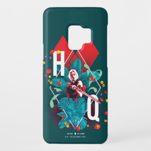 The Suicide Squad  Harley Quinn Floral Diamond Case_Mate Samsung Galaxy S9 Case