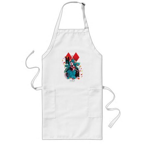The Suicide Squad  Harley Quinn Floral Diamond Long Apron
