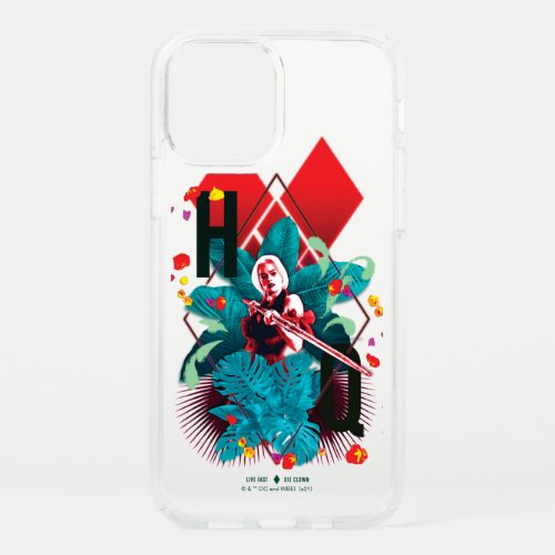The Suicide Squad  Harley Quinn Floral Diamond Speck iPhone 12 Case