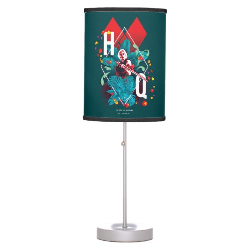 The Suicide Squad  Harley Quinn Floral Diamond Table Lamp