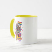 The Suicide Squad | Harley Quinn Flowers & Rainbow Mug (Front Left)