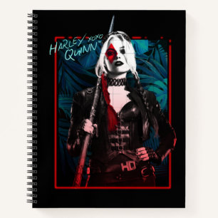 The Suicide Squad Harley Quinn & Green Ferns Notebook