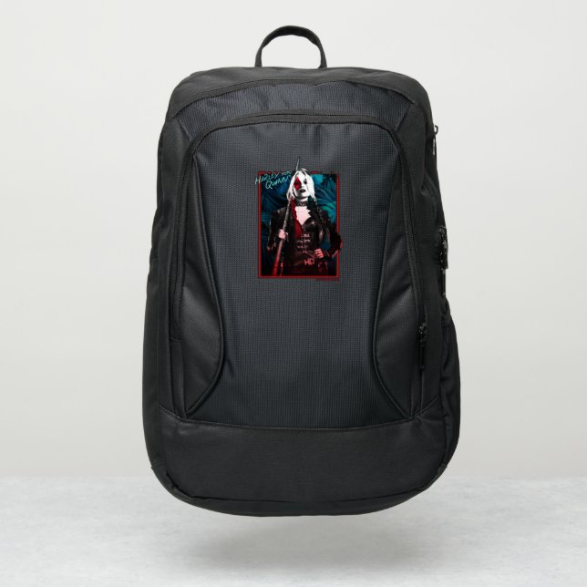 The Suicide Squad | Harley Quinn & Green Ferns Port Authority® Backpack (Front)