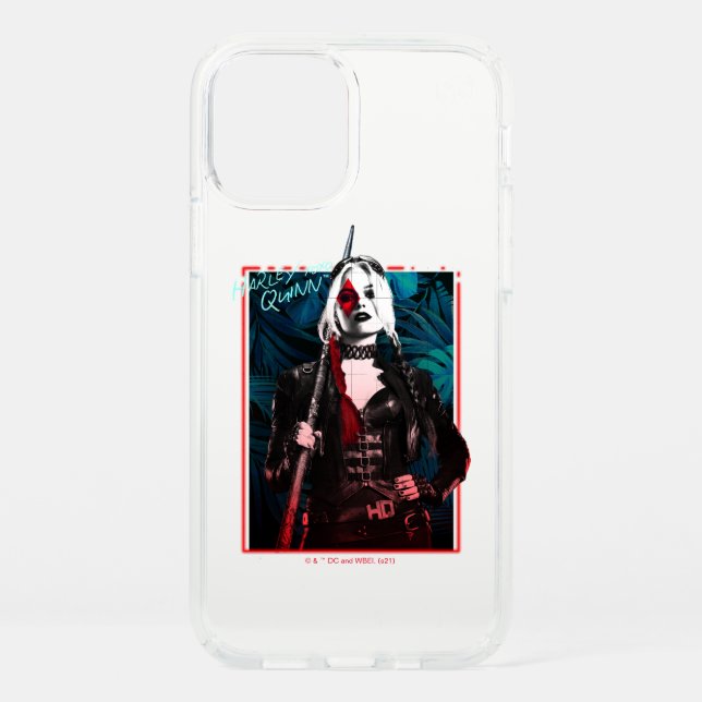 The Suicide Squad | Harley Quinn & Green Ferns Speck iPhone 12 Case (Front)