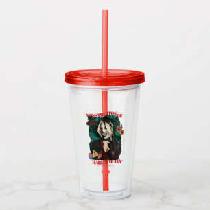 The Suicide Squad Harley Quinn Winking Acrylic Tumbler