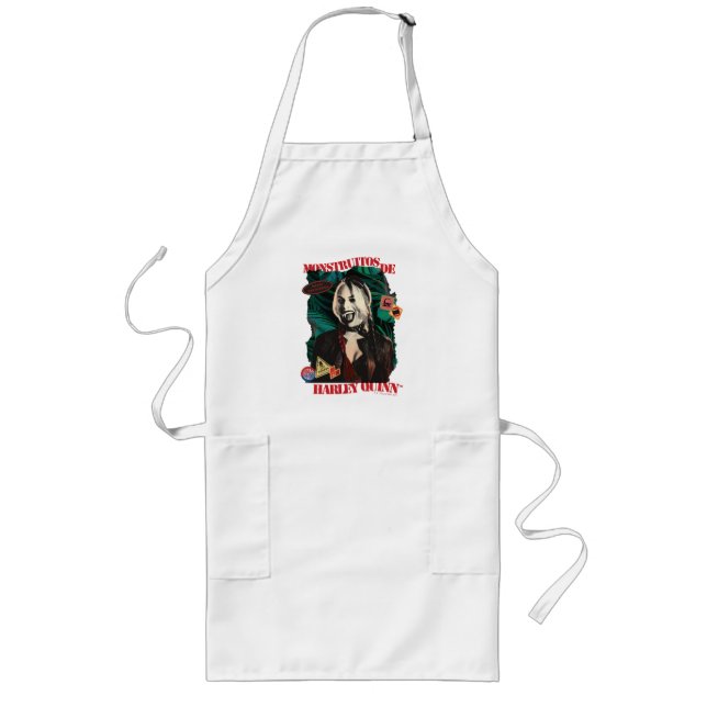The Suicide Squad | Harley Quinn Winking Long Apron (Front)