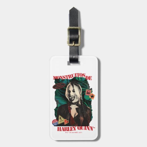The Suicide Squad  Harley Quinn Winking Luggage Tag
