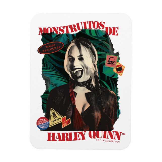 The Suicide Squad | Harley Quinn Winking Magnet (Vertical)