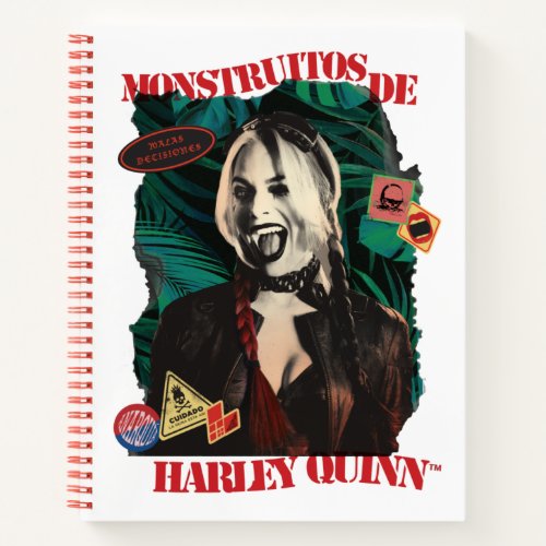The Suicide Squad  Harley Quinn Winking Notebook