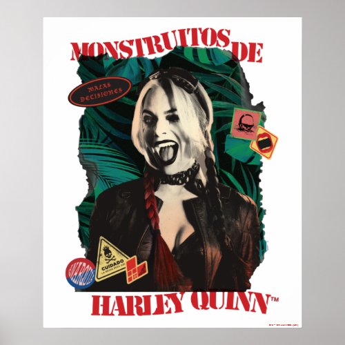 The Suicide Squad  Harley Quinn Winking Poster