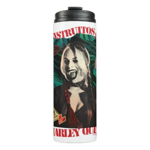 The Suicide Squad   Harley Quinn Winking Thermal Tumbler