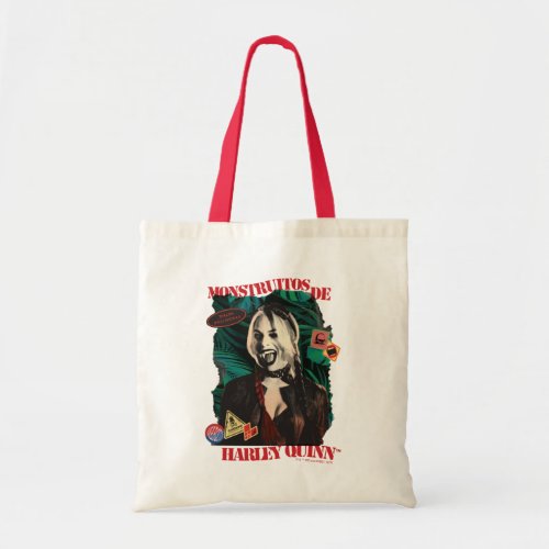 The Suicide Squad  Harley Quinn Winking Tote Bag